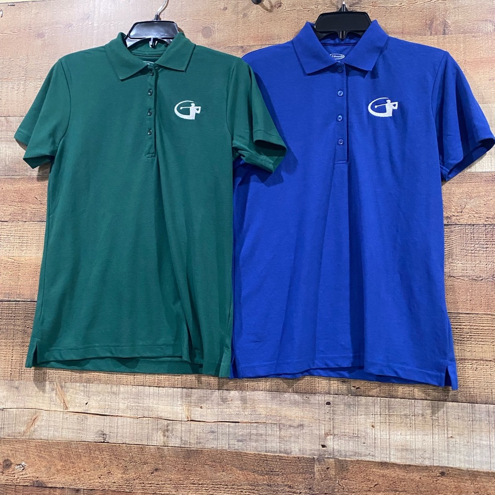 New Without Tags Bundle of Two Ladies Embroidered Golf Polos Size Small
